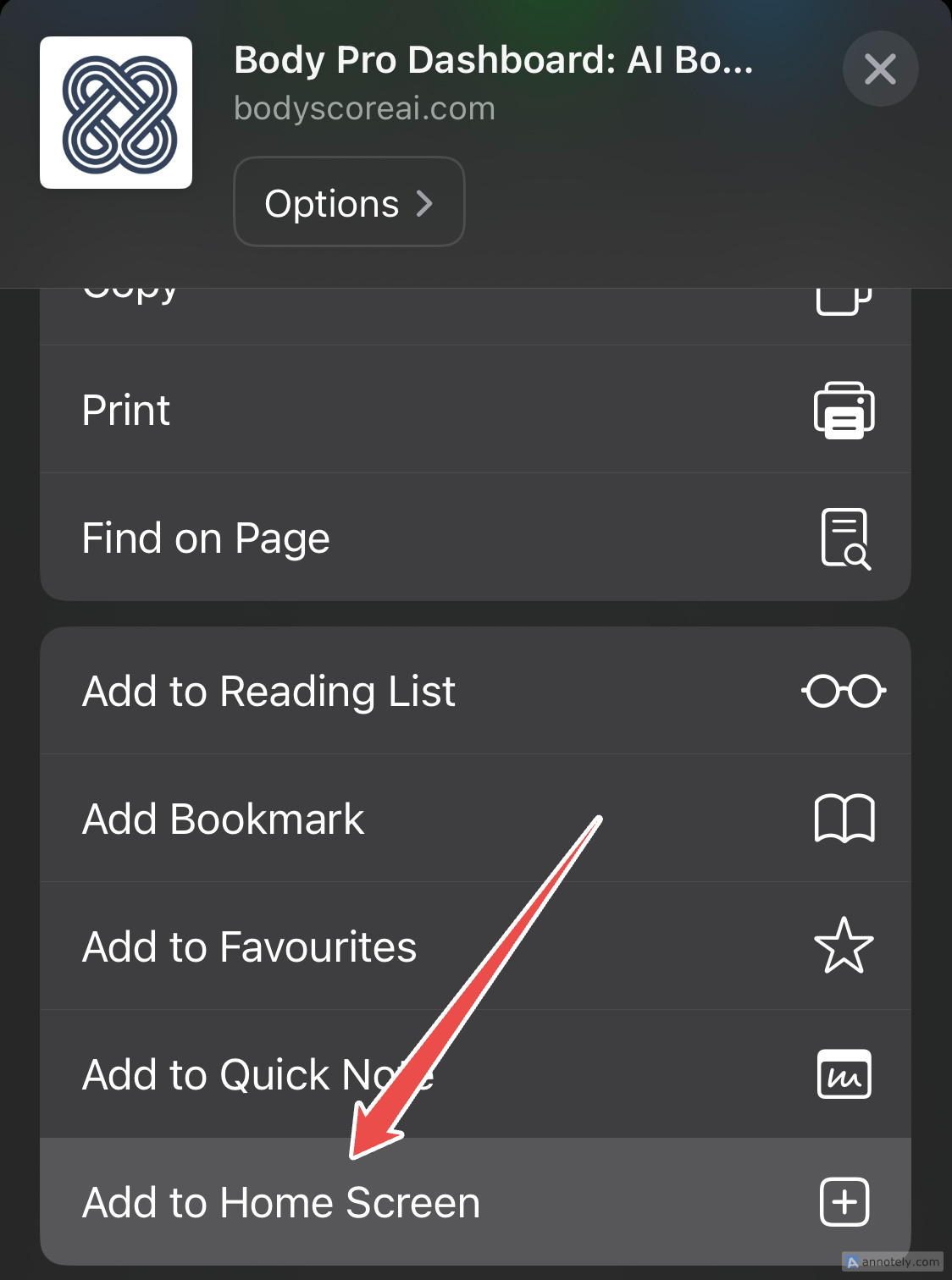 iOS installation steps